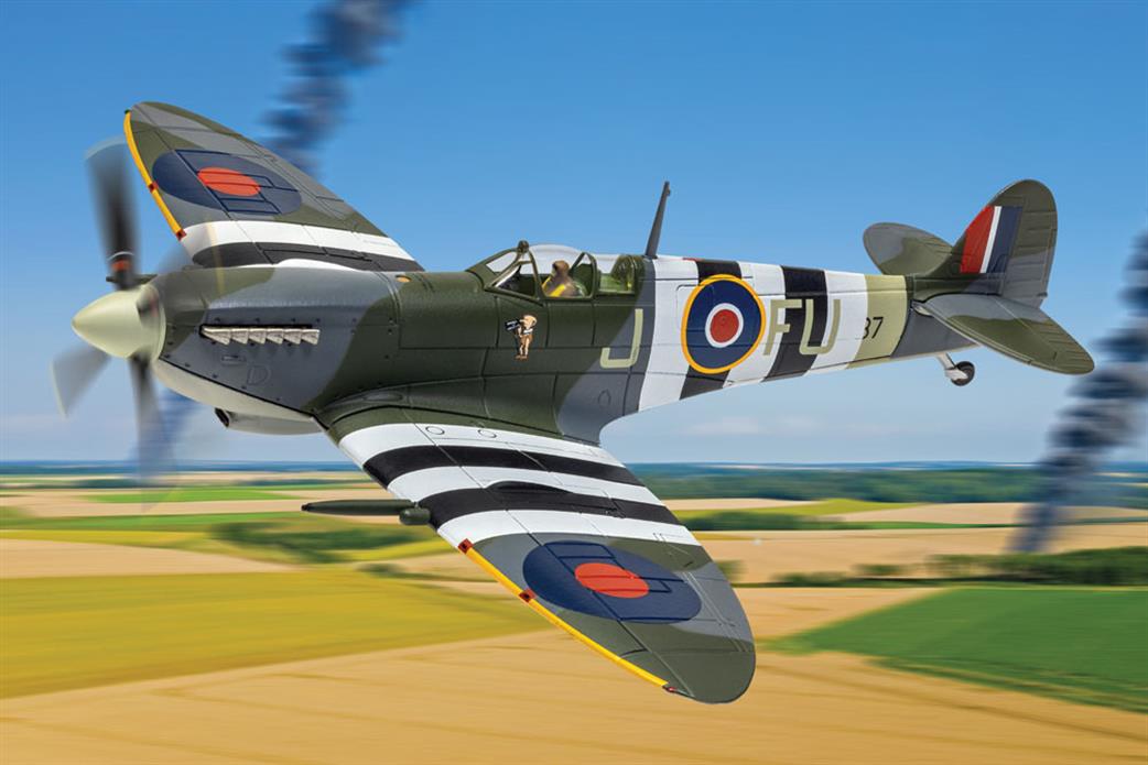 Corgi 1/72 AA29105 Supermarine Spitfire Mk.IXc  MH487  Sqn Ldr Donald Smith WW2 diecast aircrat model