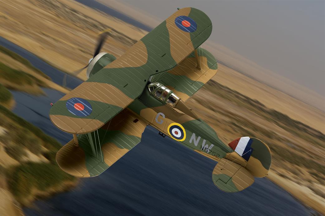 Corgi 1/72 AA36213 Gloster Gladiator MkII - N5752/NW/G - Fl. Off. Alan Boyd