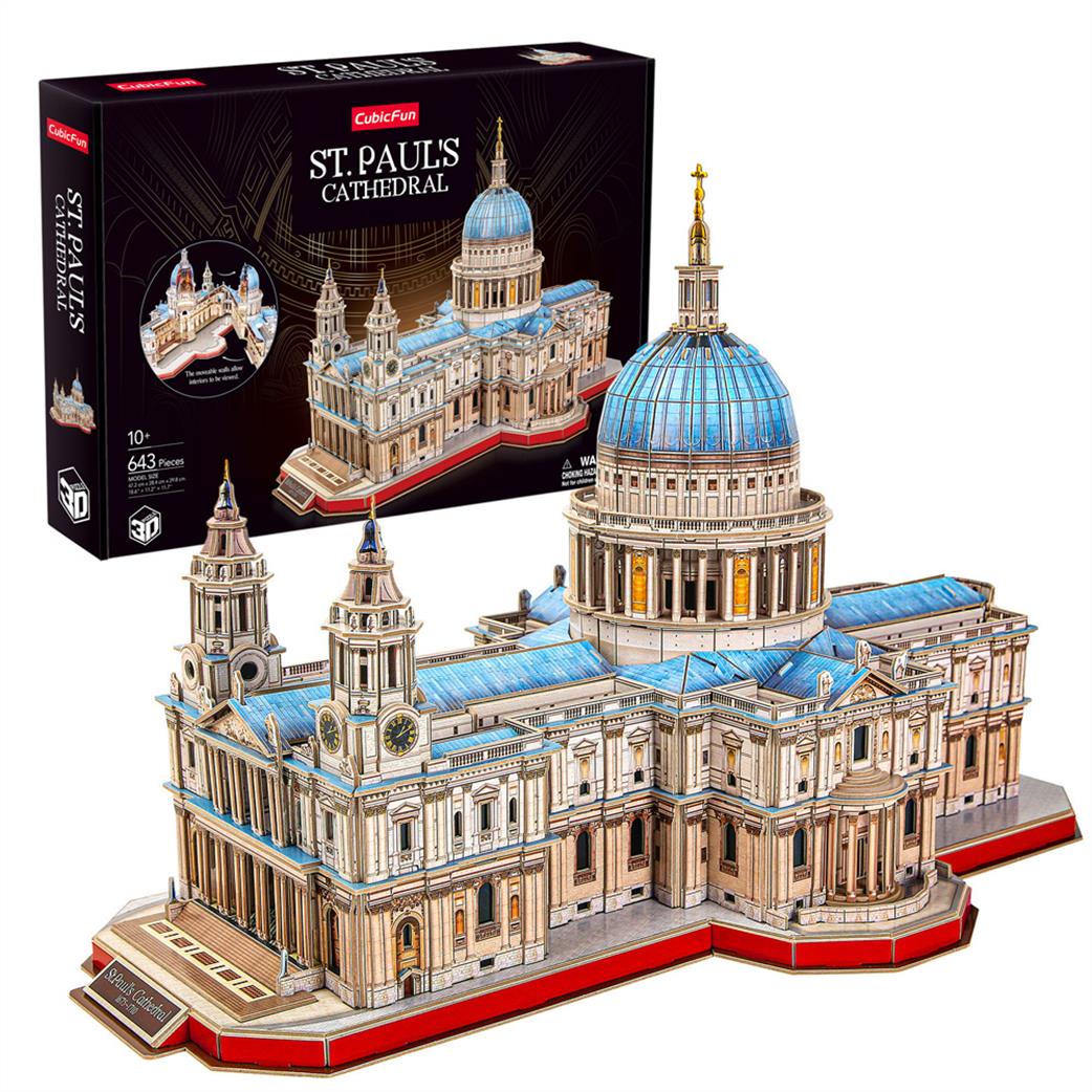 CubicFun CFMC270 St.Paul's Cathedral 643 pieces 3d Puzzle