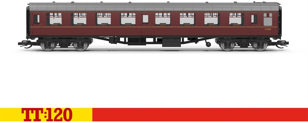 Hornby TT:120 TT4096 Mk1 TSO BR Maroon