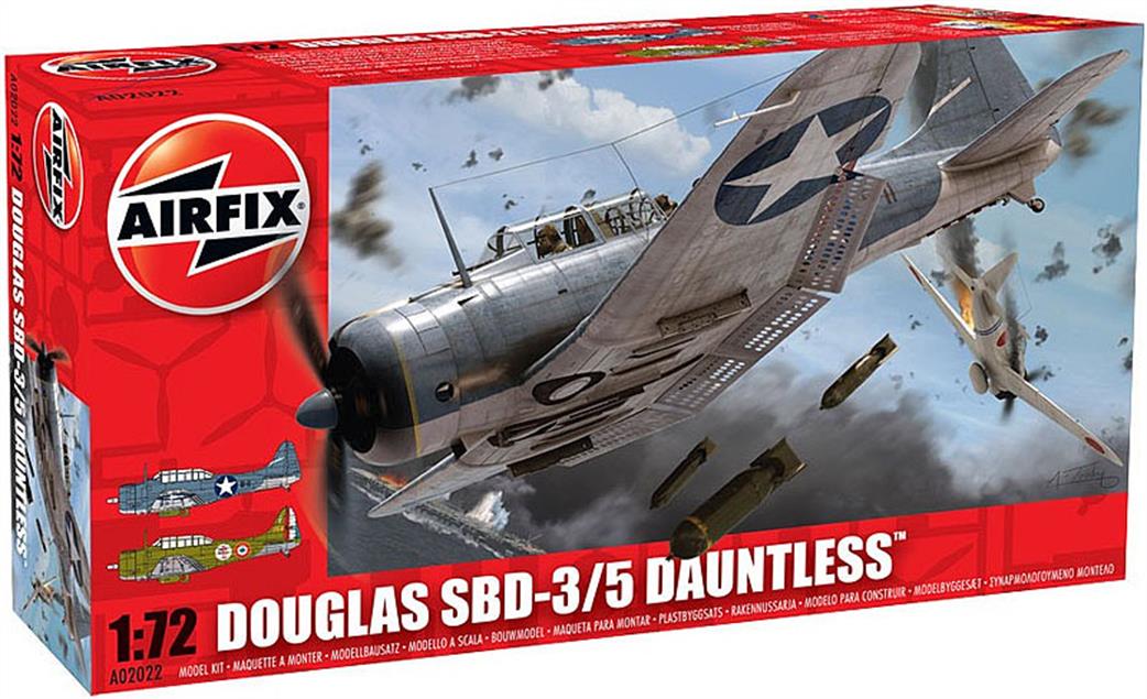 Airfix 1/72 A02022 Douglas Dauntless SBD 3/5 Vintage Classic Kit