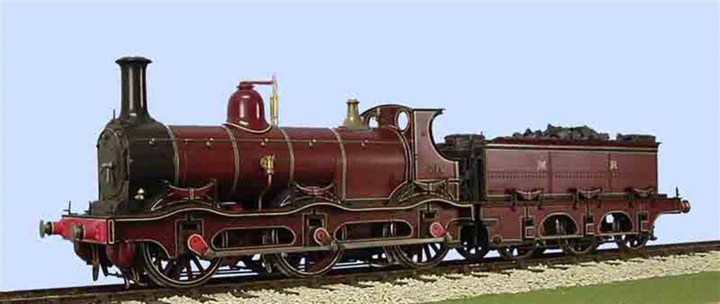 Slaters Plastikard O Gauge 7L007 MR/LMS Curved Framed Kirtley 0-6-0 Goods (Johnson) Brass Loco Kit