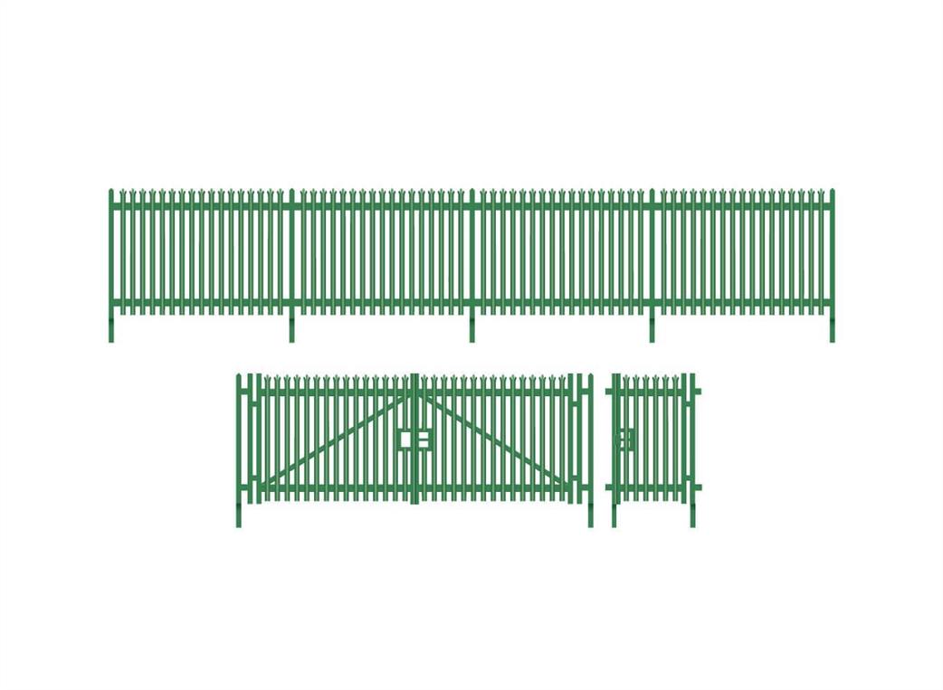 Wills Kits OO SSM316 Modern Palisade Fencing and Gates