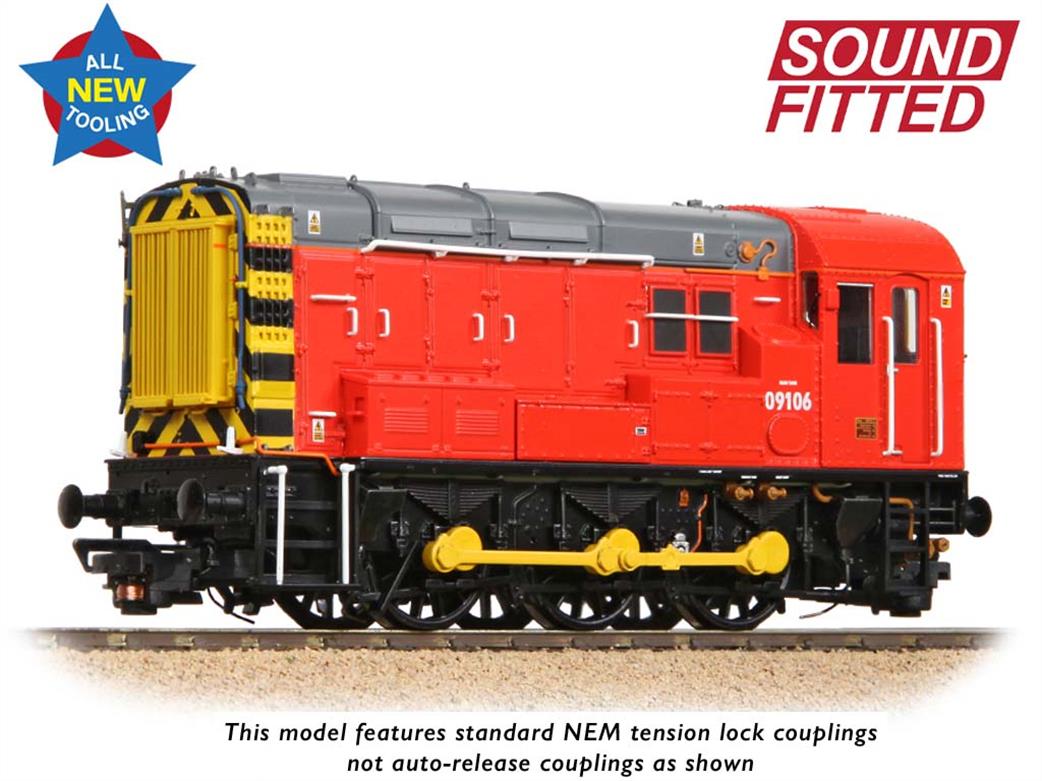 Bachmann OO 35-930 DB 09106 BR Class 09 0-6-0 Diesel Shunter DB Red Unbranded