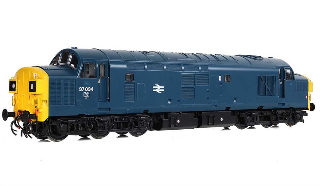 Bachmann OO 35-301 BR 37034 Class 37/0 Diesel Split Headcode Blue