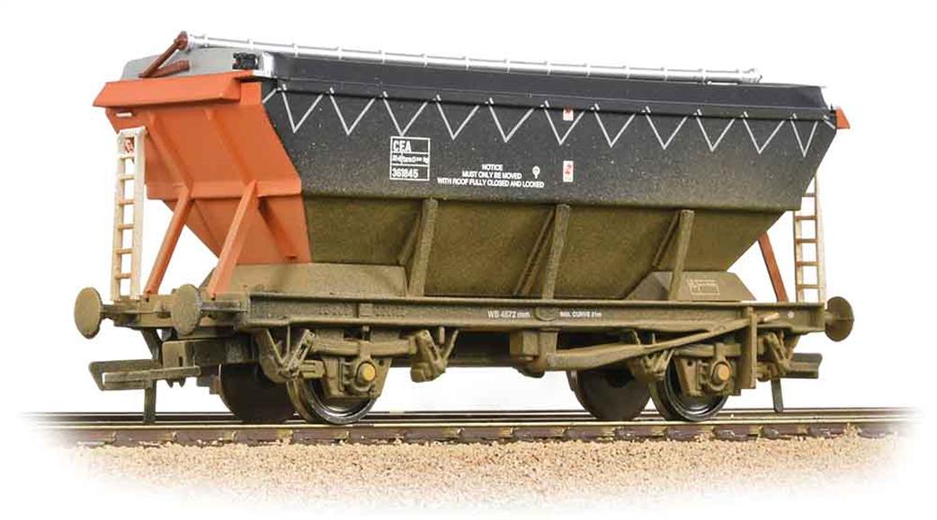 Bachmann OO 38-021A Loadhaul CEA 46tonne Covered Hopper Wagon Weathered