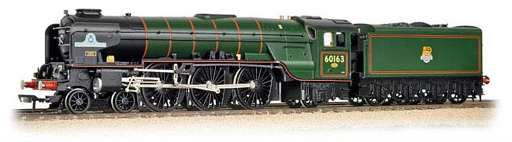 Bachmann OO 32-550D 60163 Tornado Class A1 4-6-2 BR Lined Green Late Crest