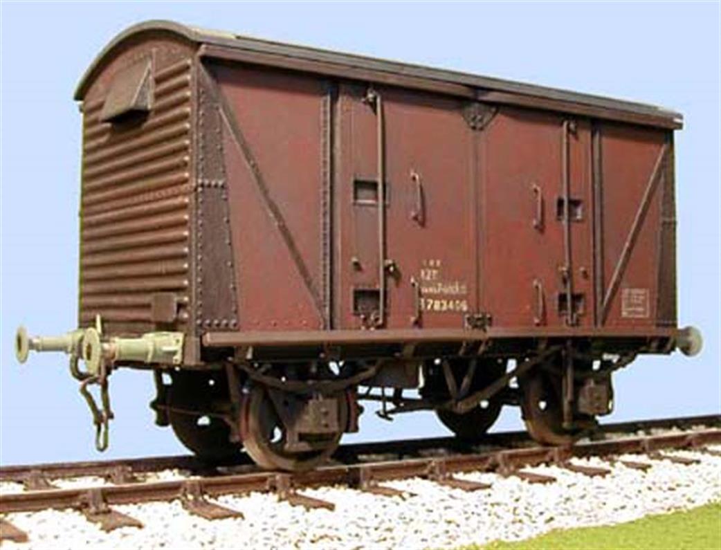 Slaters Plastikard O Gauge 7062 BR 12-Ton Vanwide Covered Box Van Kit