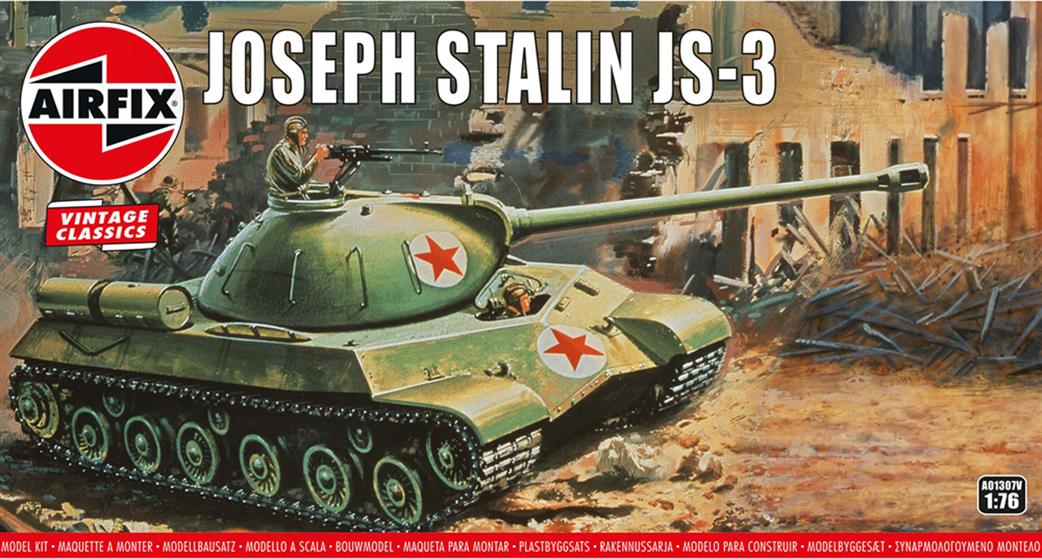 Airfix 1/72 A01307V Joseph Stalin Russian Tank Vintage Classic Kit