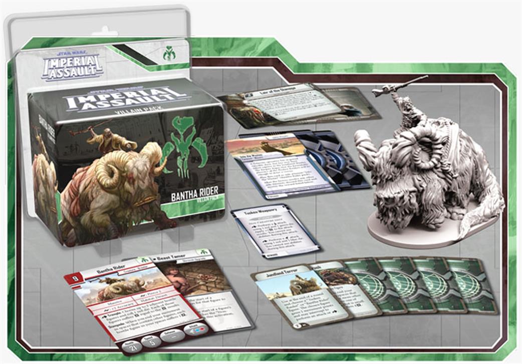 Fantasy Flight Games  SWI18 Bantha Rider Villain Pack for Star Wars Imperial Assault