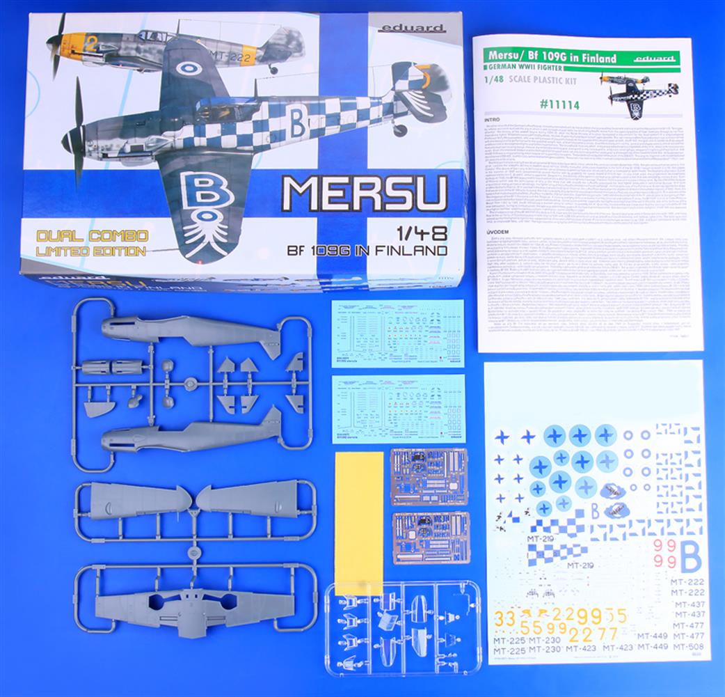 Eduard 1/48 11114 Bf 109G2/6 Combo In Finnish Service Profipak