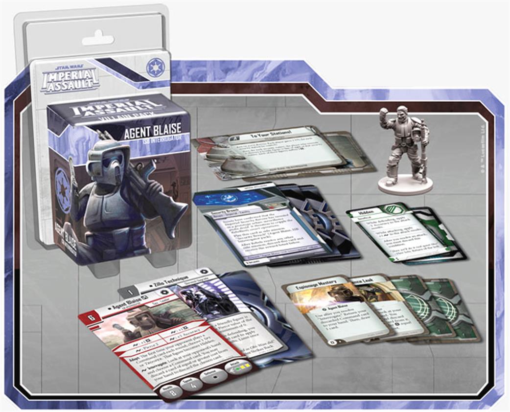 Fantasy Flight Games  SWI26 Agent Blaise Villain Pack for Star Wars Imperial Assault