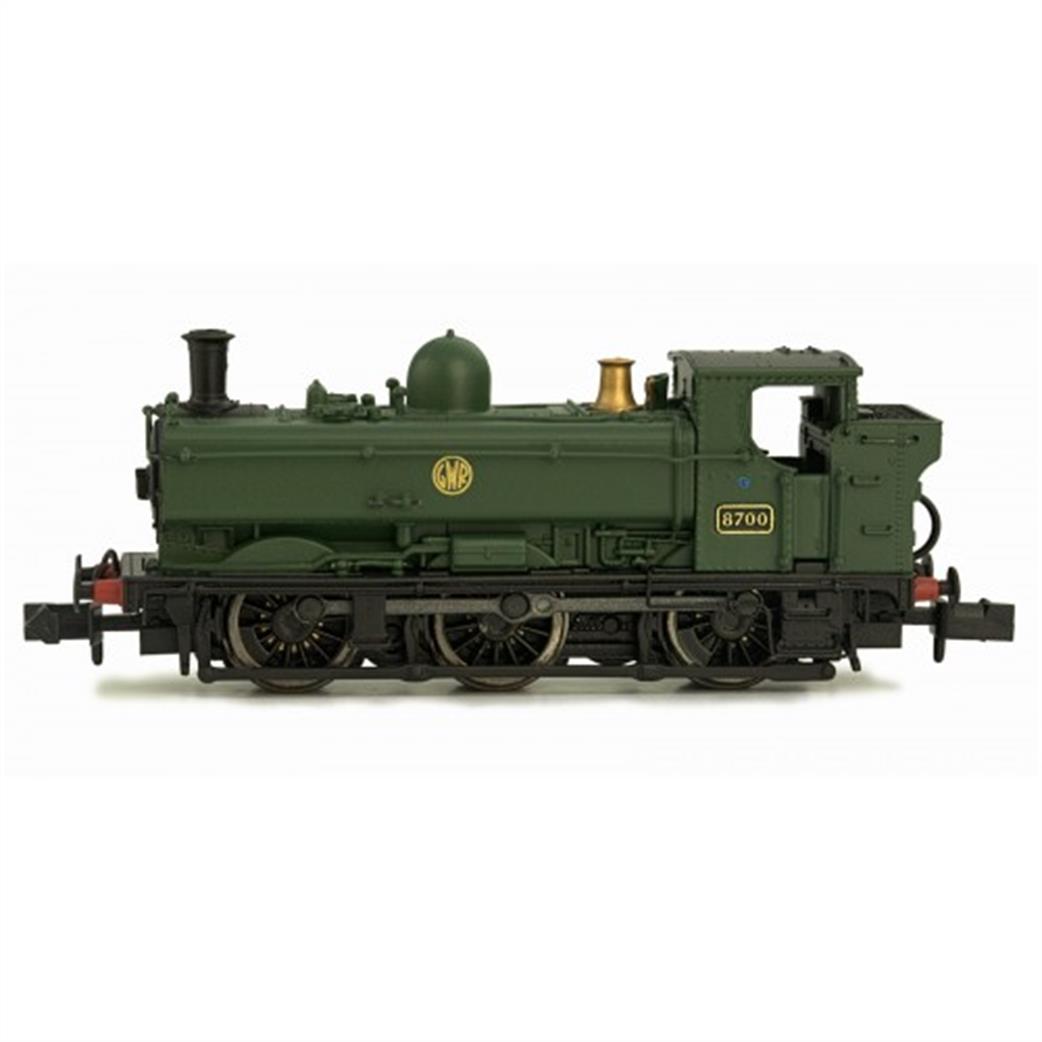 Dapol N 2S-007-030 GWR 3738 57xx/8750 Class 0-6-0 Pannier Tank GWR Green Shirtbutton Monogram