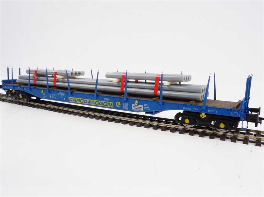 Heljan OO 5113 Cargowaggon 4647 033 Bogie Flat with Load Weathered Finish