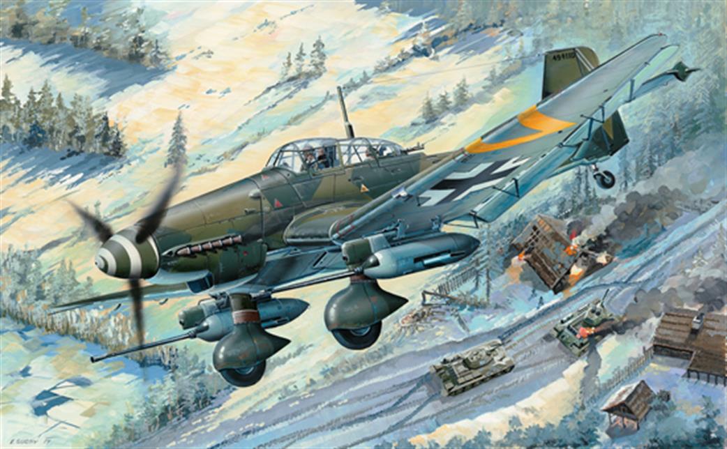 Trumpeter 1/72 03218 Ju-87 G2 Stuka Germany WW2 Plastic Kit