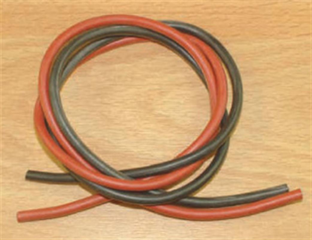 Expo  21045 12g Red & Black Silicon Wire