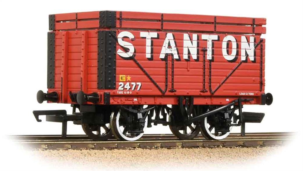 Bachmann OO 37-206B Stanton Iron Works 8 Plank Open Wagon with Coke Rails