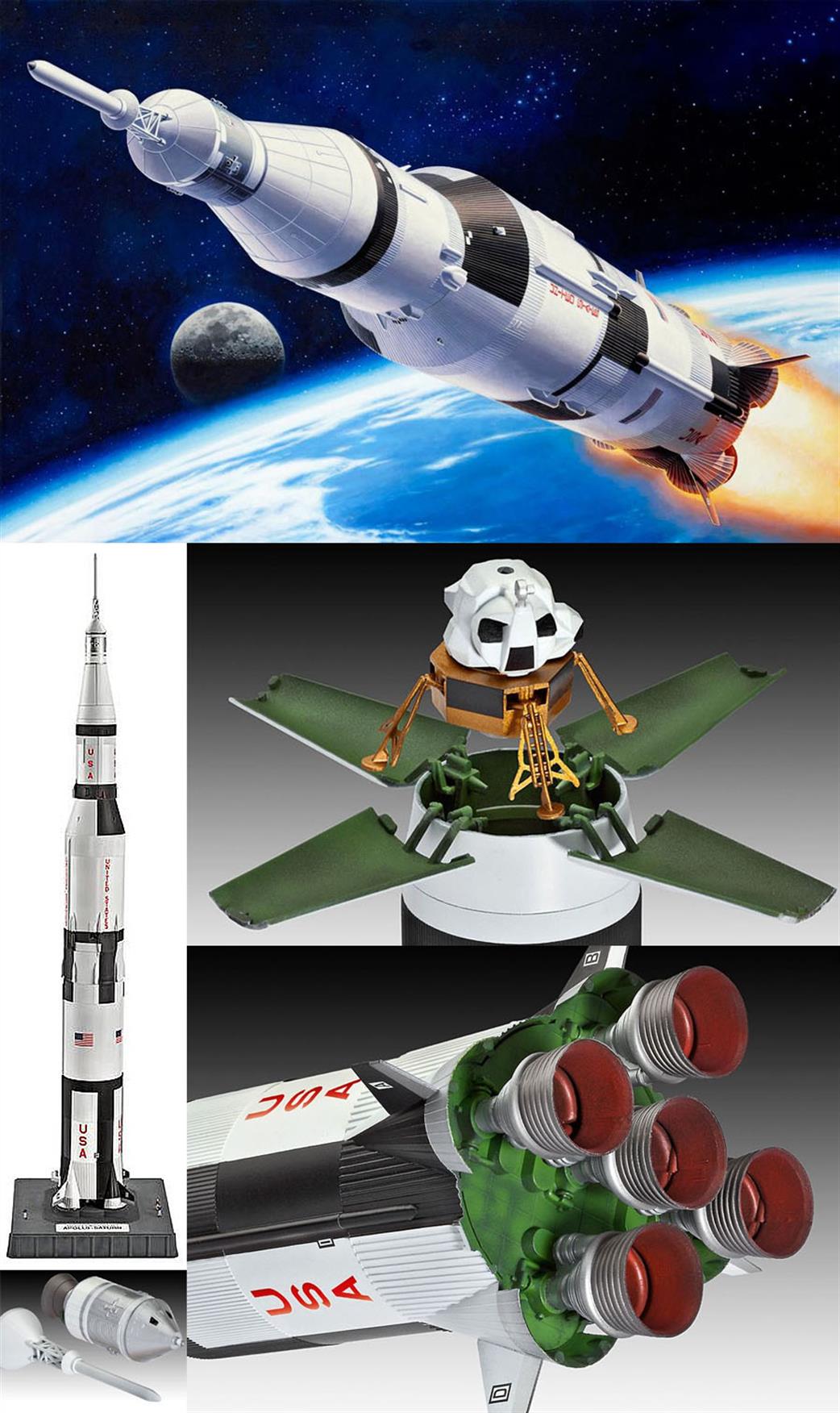 Revell 1/144 04909 Saturn V Rocket