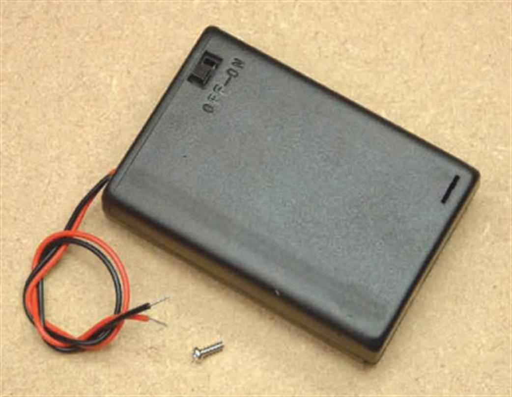 Expo  21008 Enclosed Battery Box For 3 AA Size Batteries