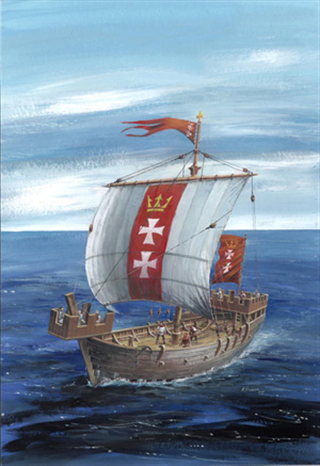 Zvezda 1/72 9018 Hansa Kogge Medieval Era Ship