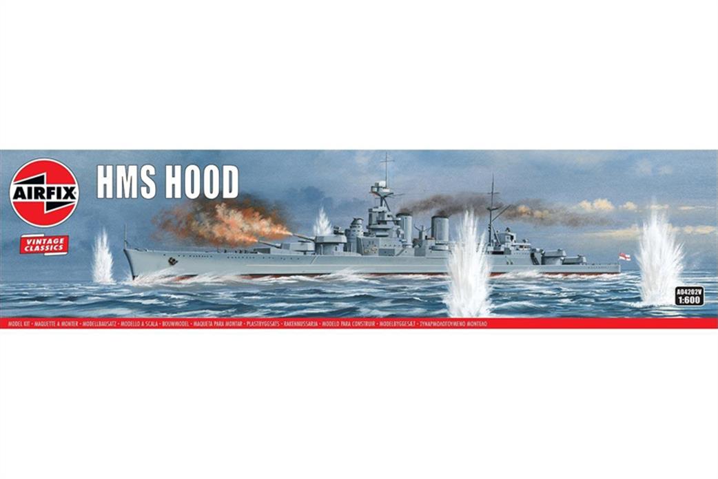 Airfix 1/600 A04202V HMS Hood Battleship Kit