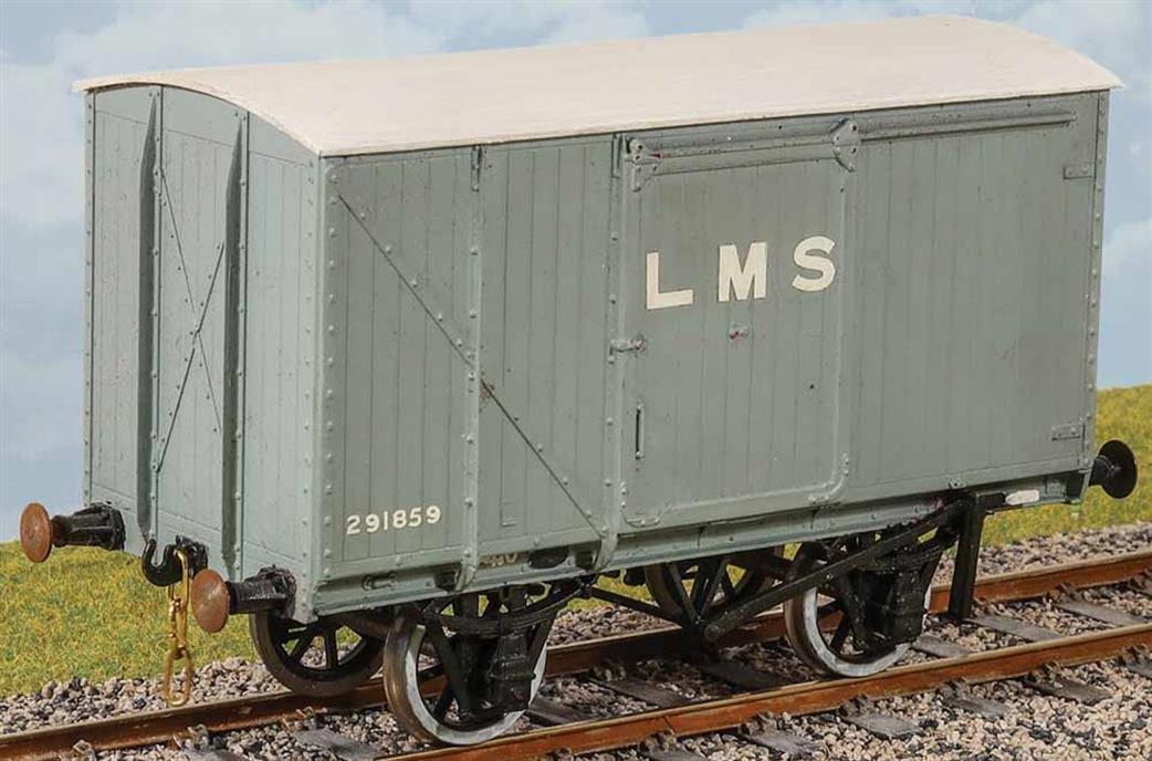 Parkside Kits O Gauge PS07 LMS 12-ton Covered Box Van diagram D1664