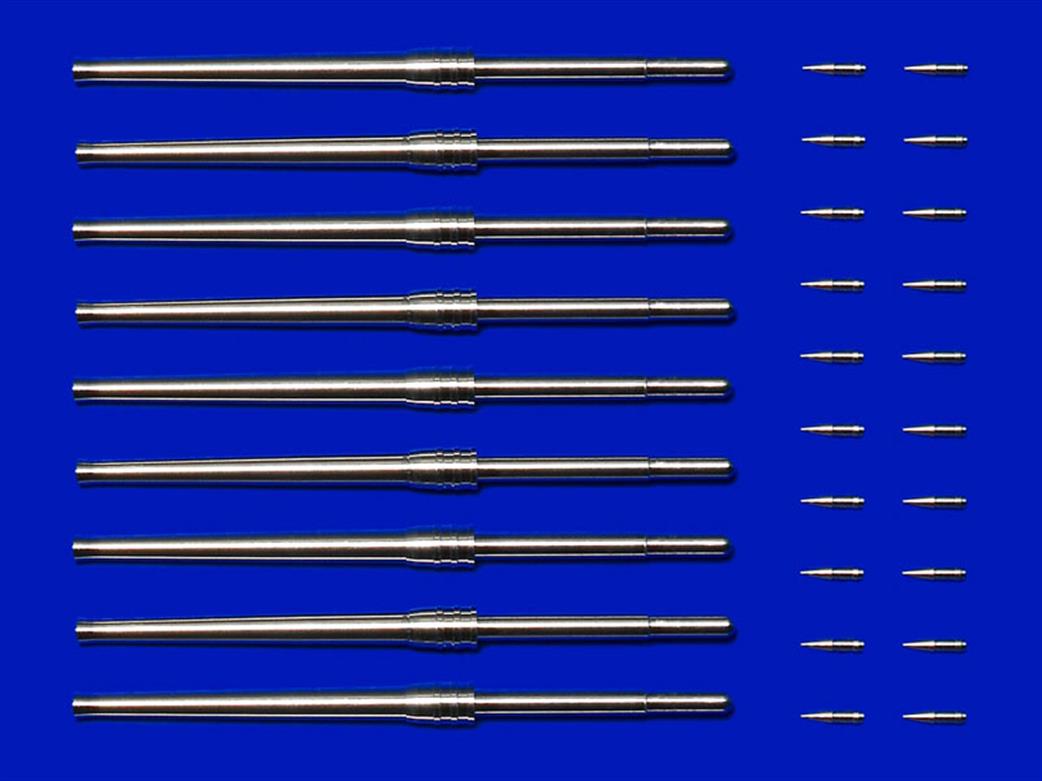 Tamiya 1/350 12643 Metal 46cm Gun Barrels & Projectiles