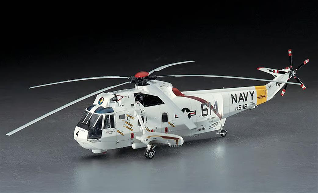 Hasegawa 1/48 PT1 SH-3H Sea King Helicopter Plastic Kit