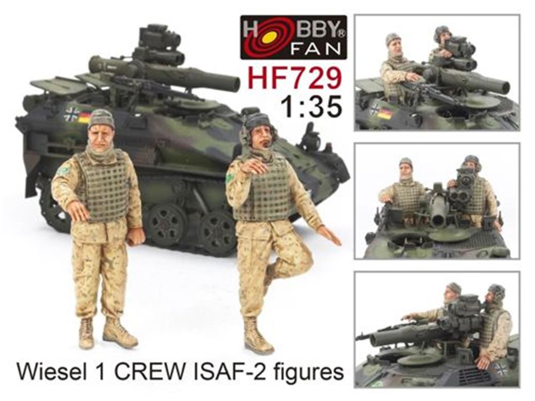 Hobbyfan 1/35 HF729 Wiesel 1 Crew IASF twin Figure Pack