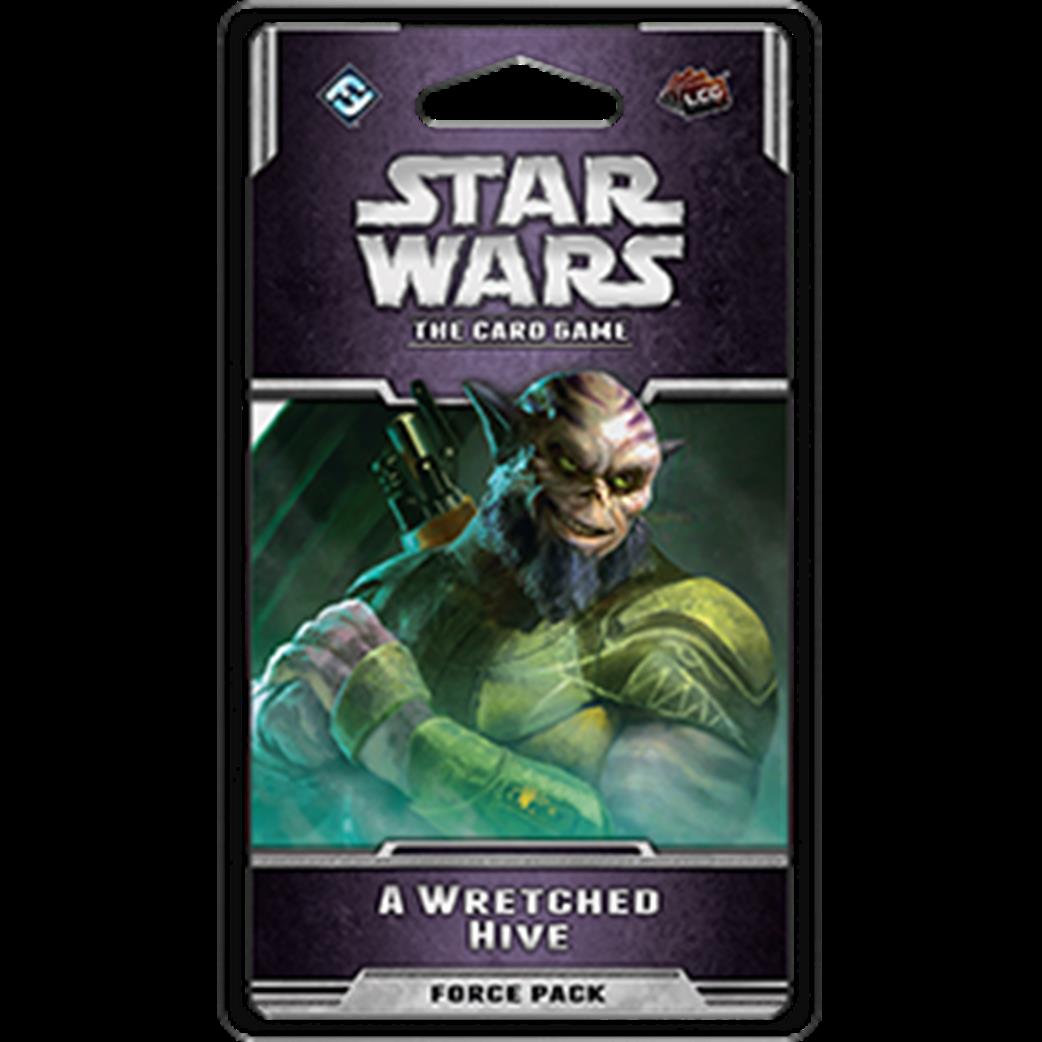 Fantasy Flight Games  SWC32 A Wretched Hive Force Pack, Star Wars: The Card Game