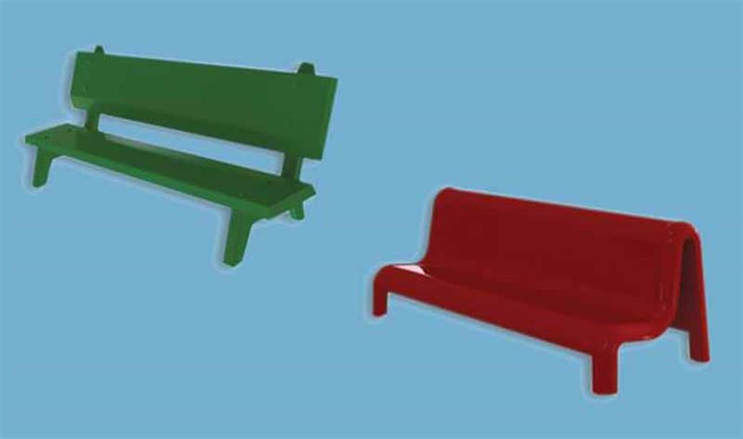 Peco Modelscene N 5180 Platform Seats Pack of 12