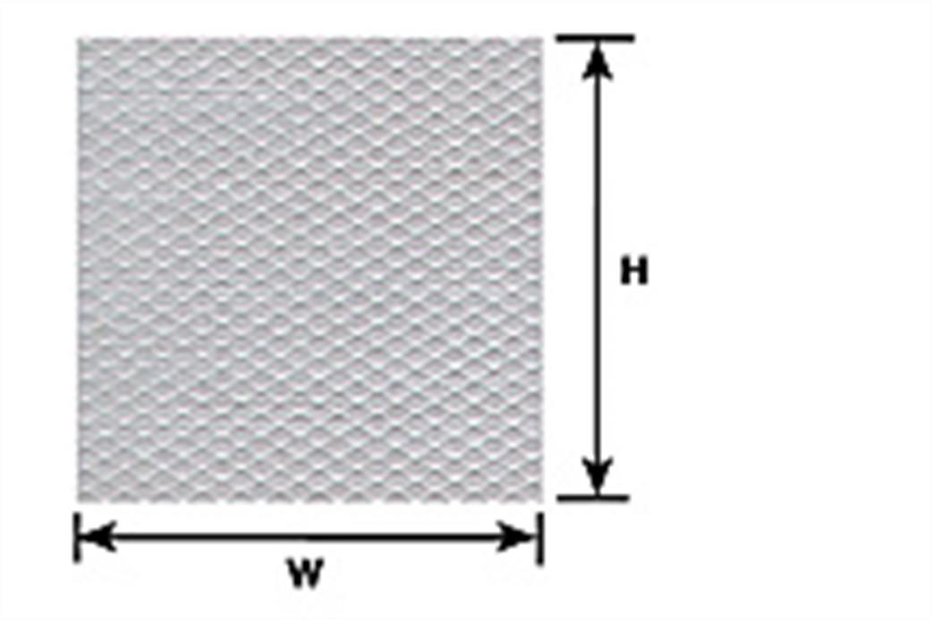 Plastruct 91681 HO Tread Plate (S-148)