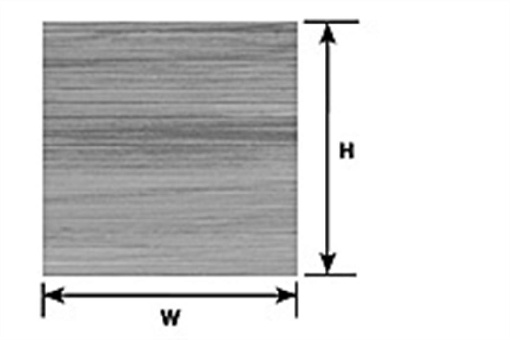 Plastruct  91531 2.0mm Wood Planking (S-34)