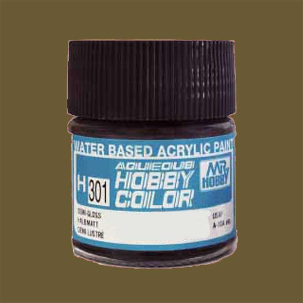 Gunze Sangyo  H81 81 Khaki Mr Hobby Acrylic Paint 10ml