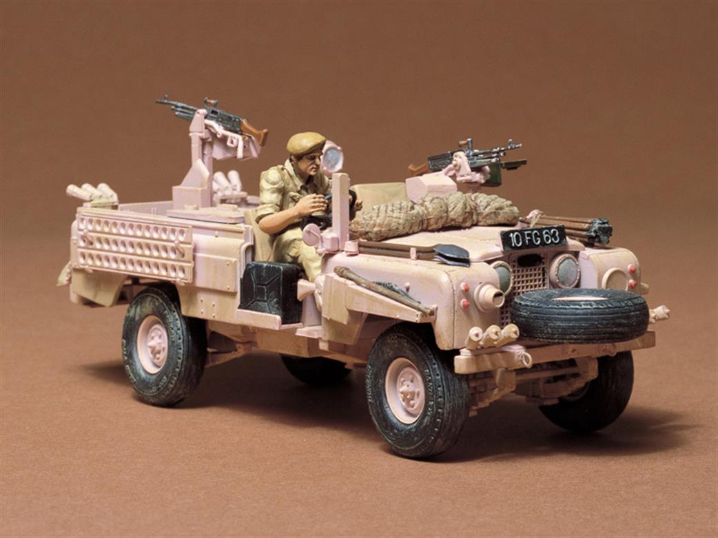 Tamiya 1/35 35076 British SAS Pink Panther Land Rover Kit