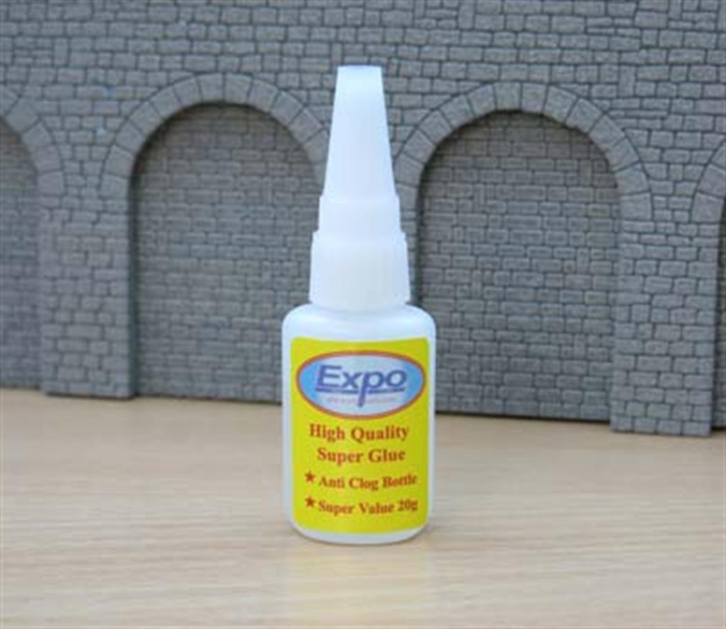 Expo 47021 Standard Grade Cyano Super Glue 5-6 Seconds 20gm Bottle