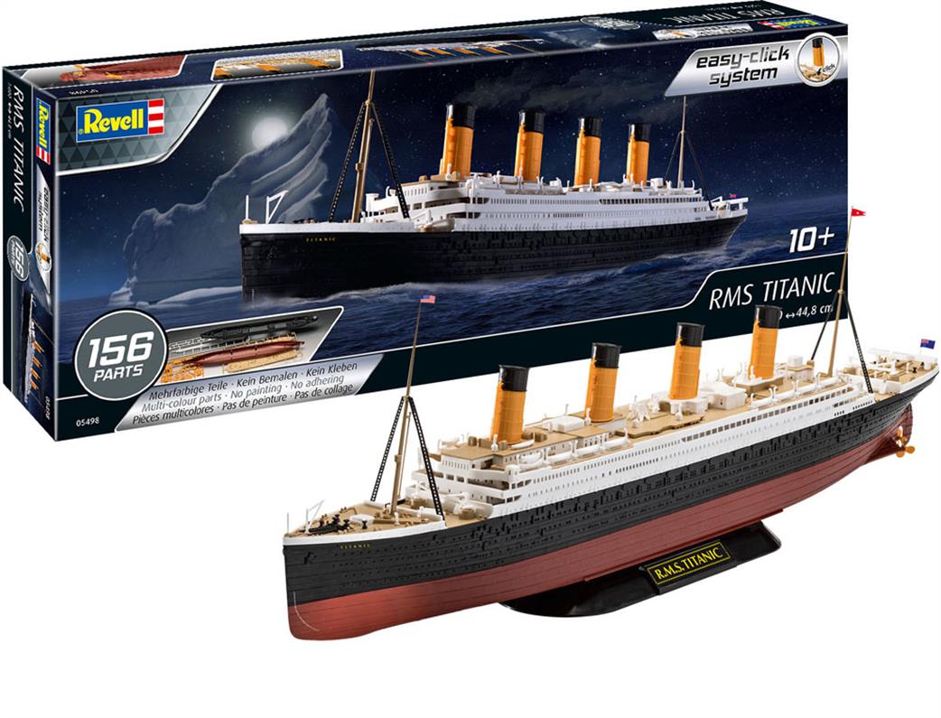 Revell 1/600 05498 Titanic Easy Click Plastic Kit