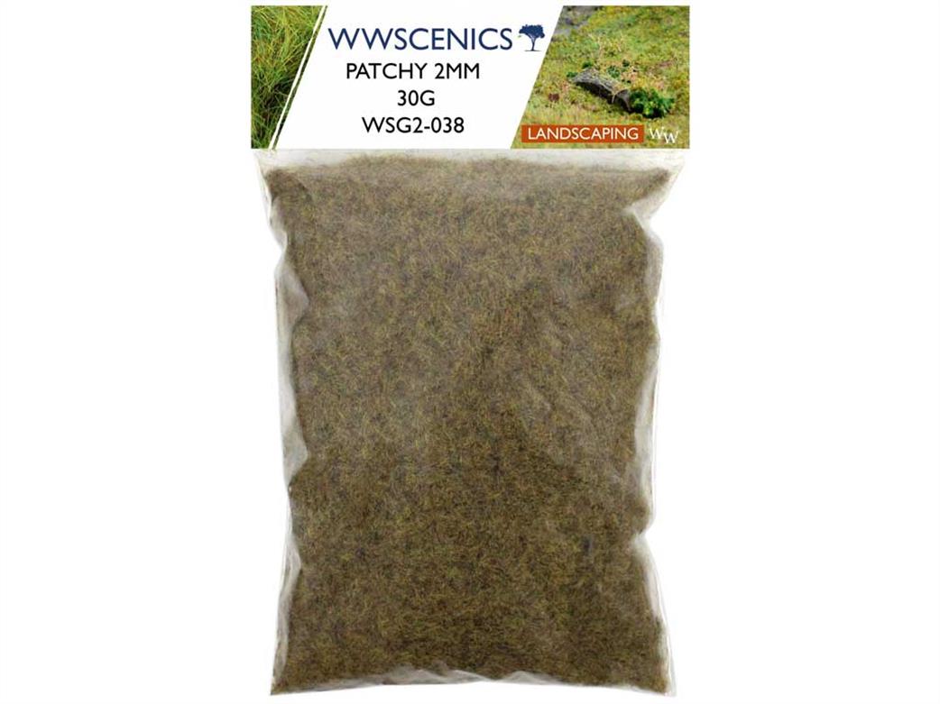 Peco  PSG-205 2mm Patchy Static Grass 30g