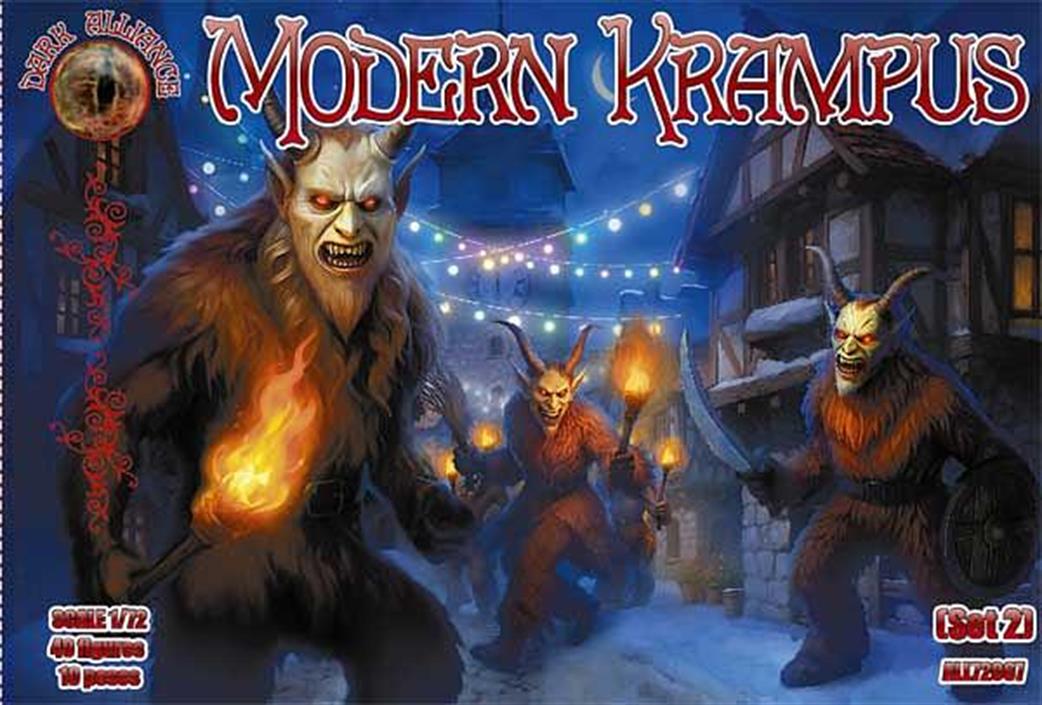Dark Alliance  ALL72067 Modern Krampus Set 2 Plastic Figure Set
