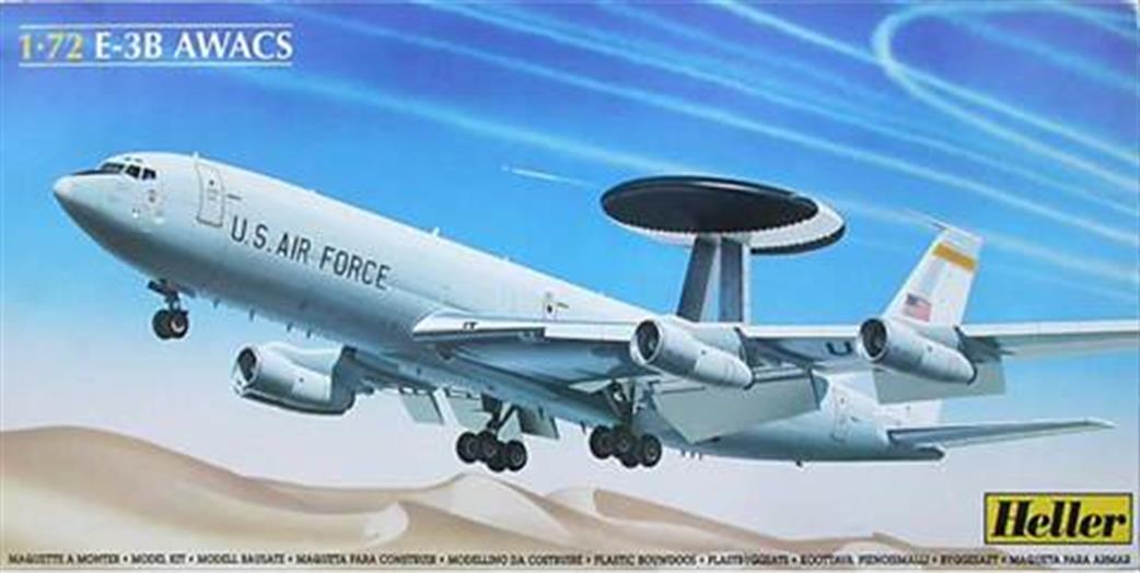 Heller  1/72 80308 Boeing USAF AWACS E-A/C Early Warning Aircraft Kit