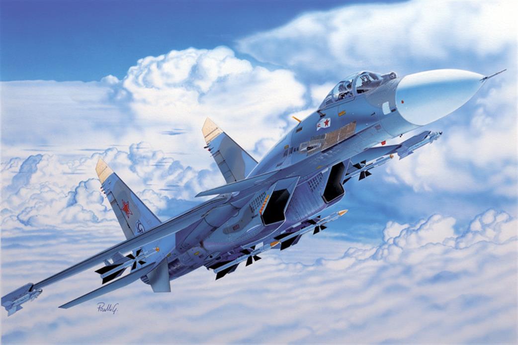 Italeri 1/72 197 Sukhoi SU-27 Sea Flanker Modern Russian