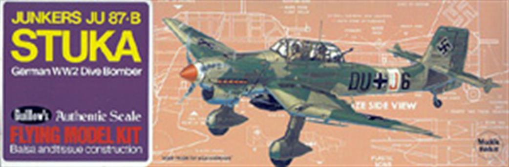 Guillows 1/32 508 Junkers JU87B Stuka Balsa kit