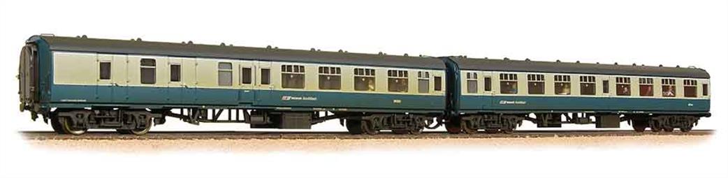 Bachmann OO 39-003 BR Mk1 NSE Coach Pack 1 SK 1 BSK Blue & Grey NSE Flash Logos