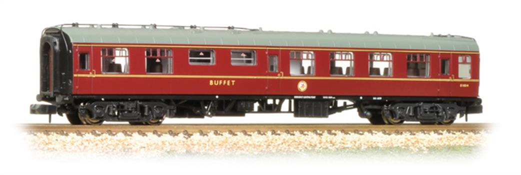 Graham Farish N 374-107C BR Mk.1 RMB Miniature Buffet Car Maroon