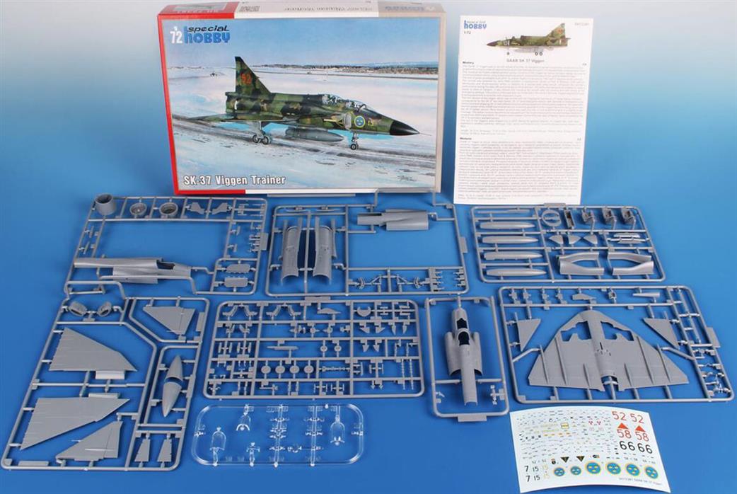 Special Hobby 1/72 72381 SK-37 Viggen Trainer Plastic Kit