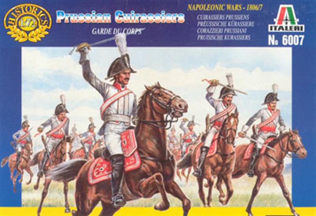 Italeri 1/72 6007 Prussian Cuirassiers Napoleonic Plastic Figures