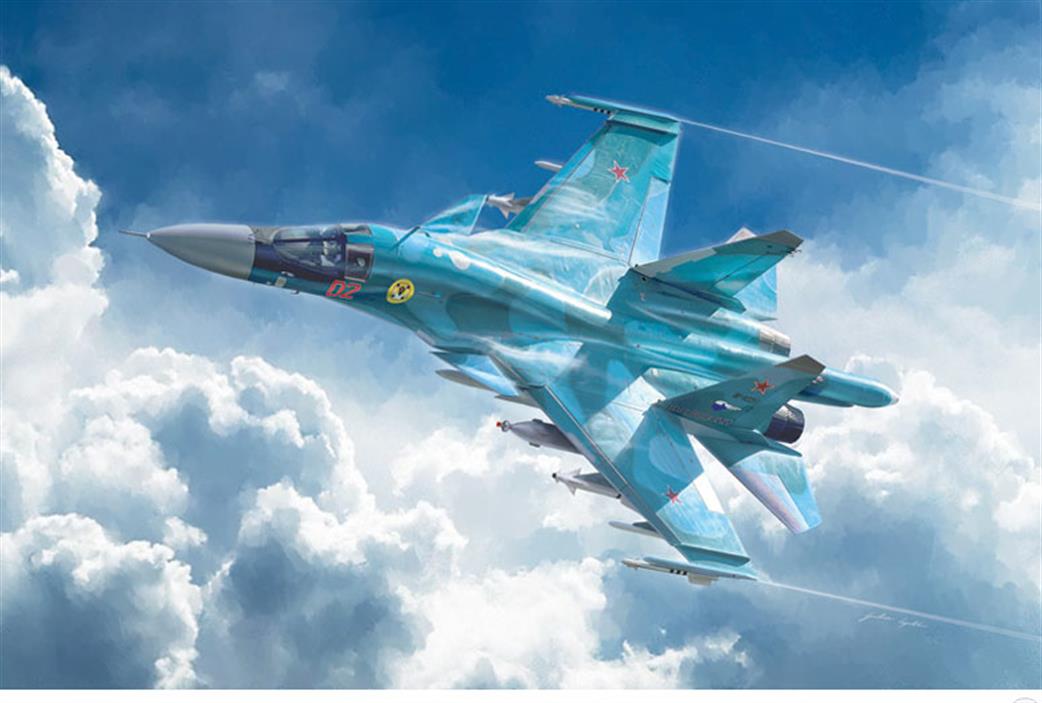 Italeri 1/72 1379 Sukhoi Su-34 Fullback