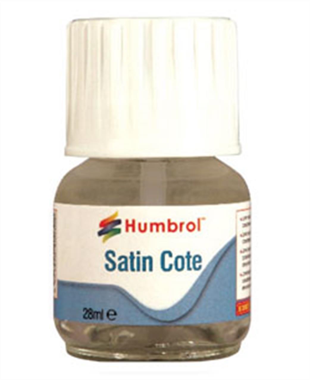 Humbrol AC5401 Modelcote Satin Cote Varnish 28ml Jar