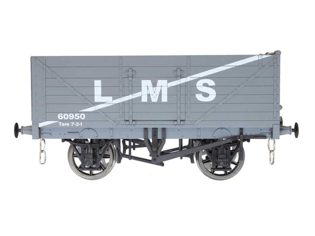 Dapol O Gauge 7F-071-044 LMS 7 Plank Open Wagon RTR