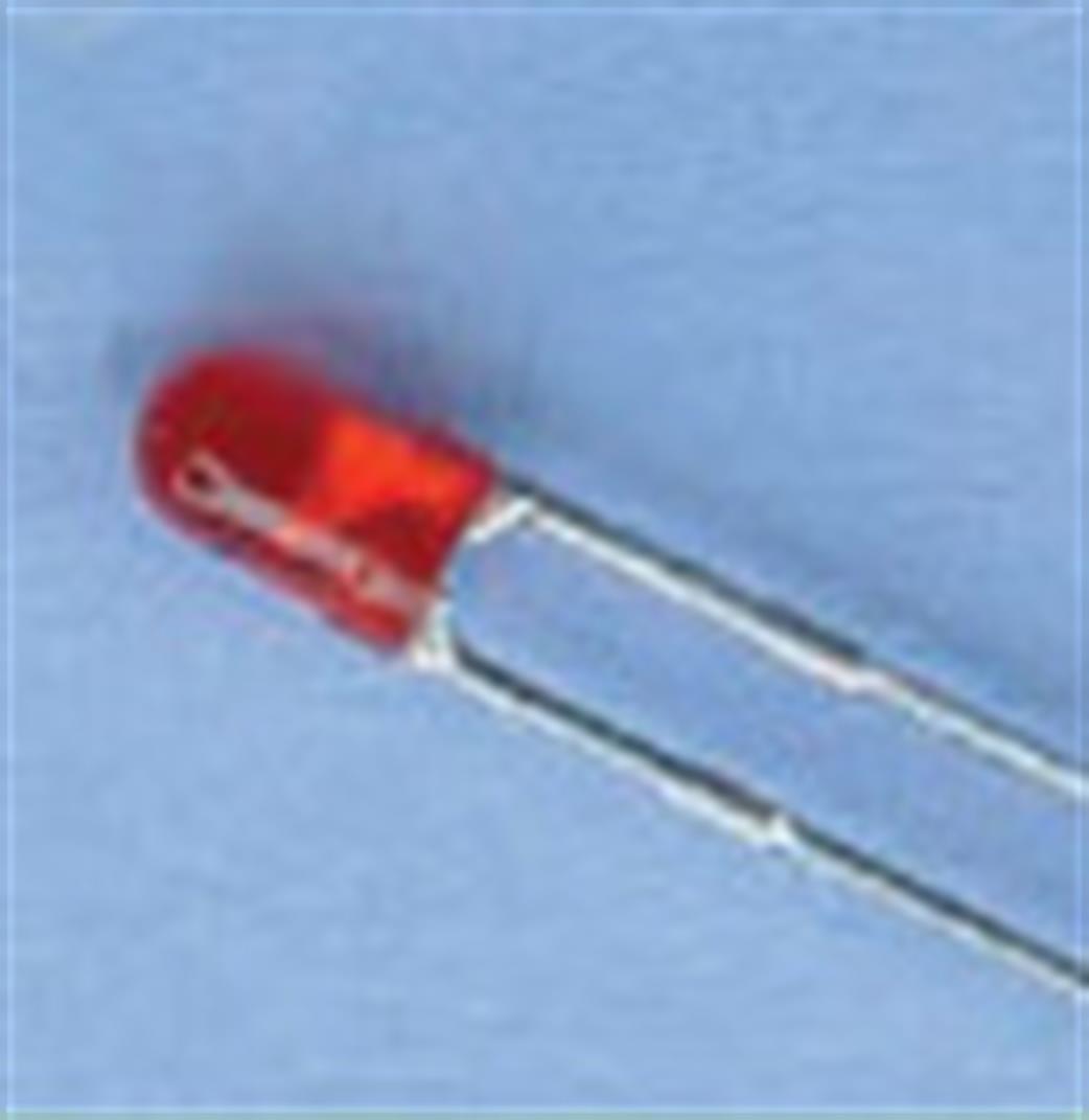 Expo 25200 3mm Red LED 12v Pack of 10